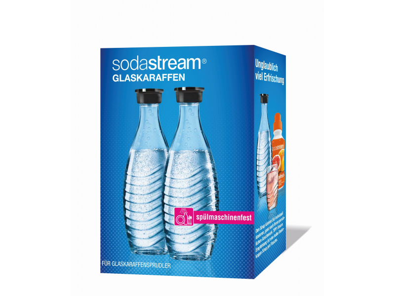 SodaStream Glaskaraffe 0.6L 2er Pack 1047200490