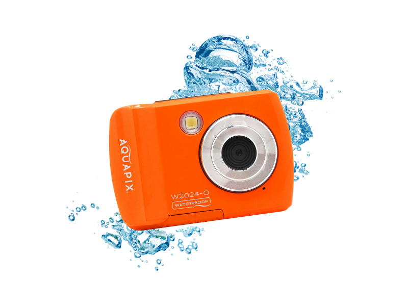 Easypix Aquapix W2024-P SPLASH Unterwasserkamera (Orange)