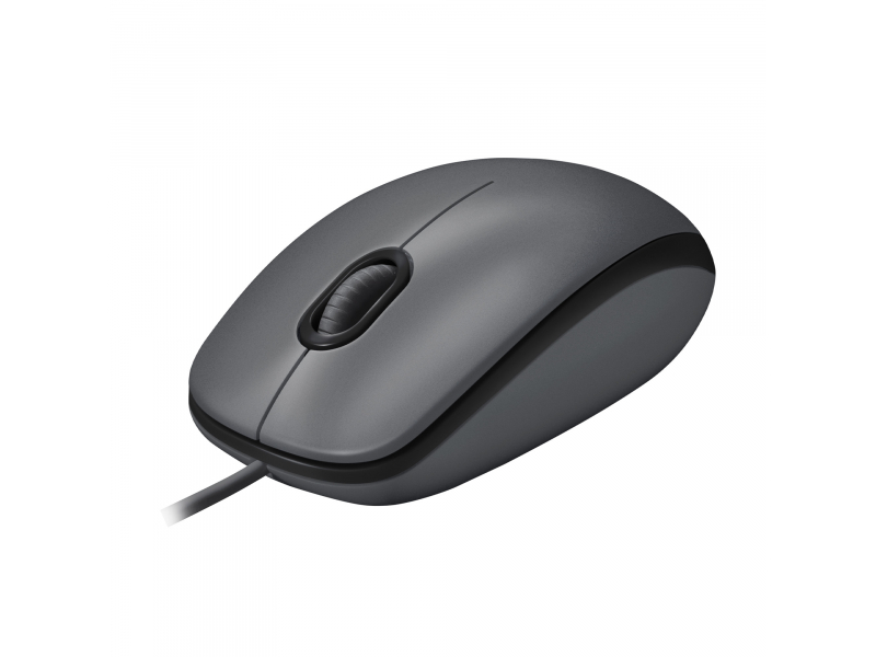 Logitech M100 Maus 1.000 dpi Optisch 3 Tasten 910-006652