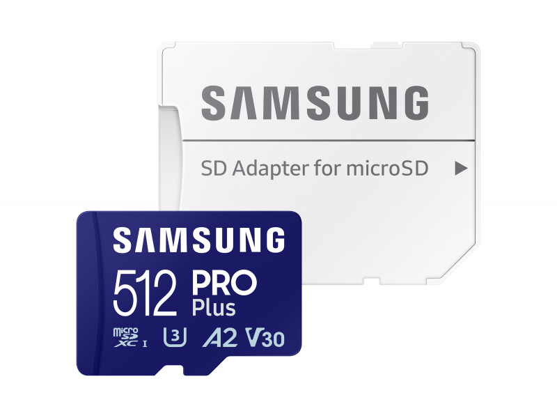 Samsung PRO Plus Micro SDXC inkl. Adapter 512GB CL10 MB-MD512SA/EU