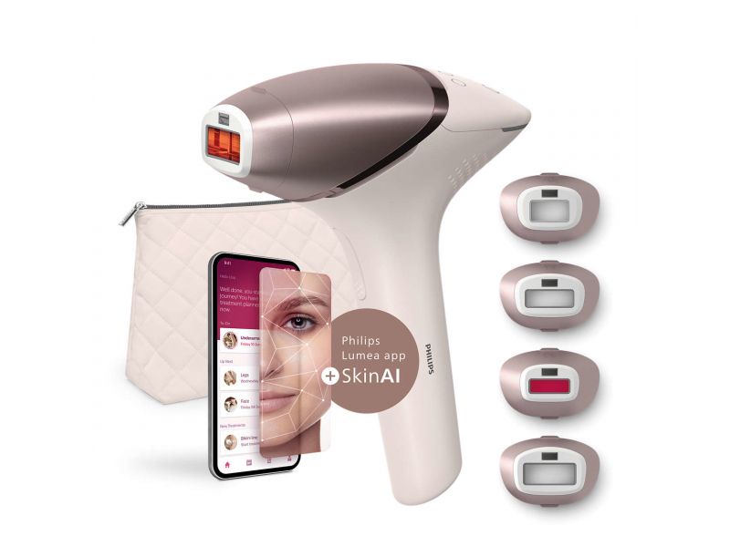 Philips IPL light hair remover Intense pulsed Pink BRI977/00