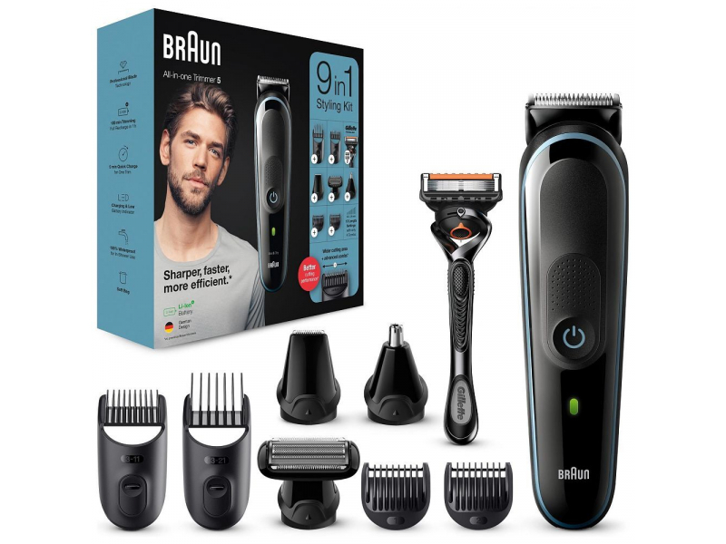 Braun All-in-one Trimmer 9in1 Styling Kit MGK5380