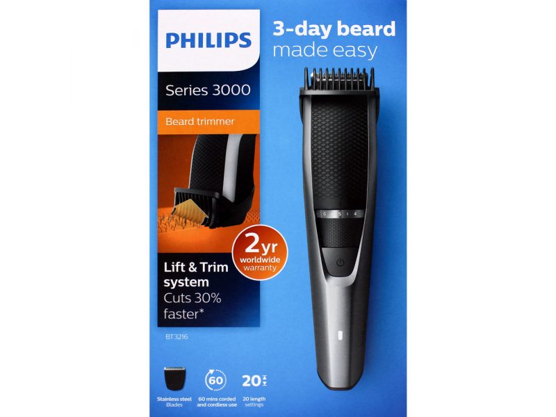 Philips Barttrimmer Series 3000 BT3216/14