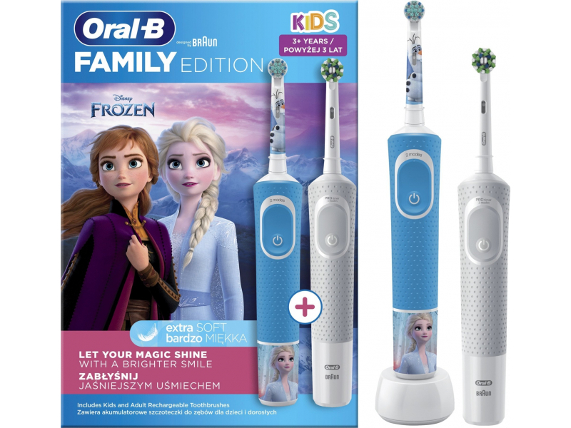 ORAL-B D103 White +D100 Frozen D103+D100FROZEN