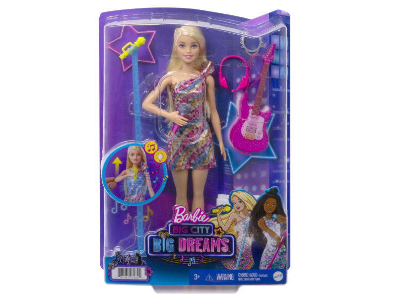 Mattel Barbie Big City Dreams Malibu mit Musik GYJ23