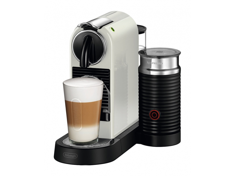 DeLonghi Nespresso Citiz Capsule Machine White Silver EN 267.WAE