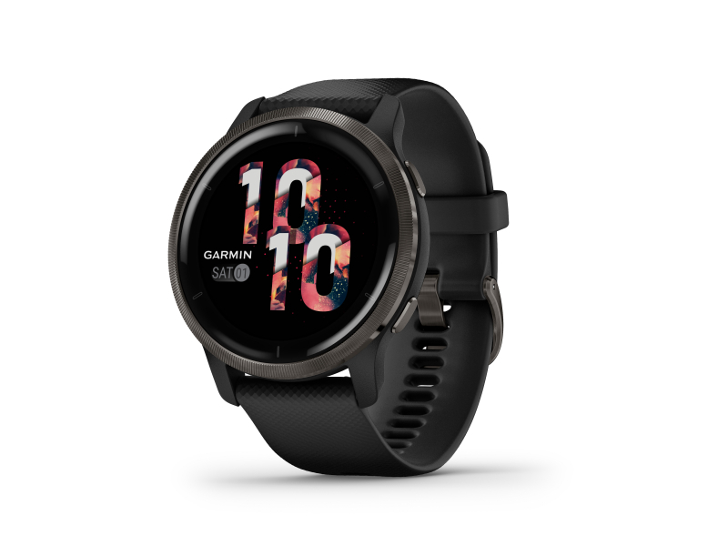 Garmin Venu 2 Schwarz/Schiefergrau 010-02430-11