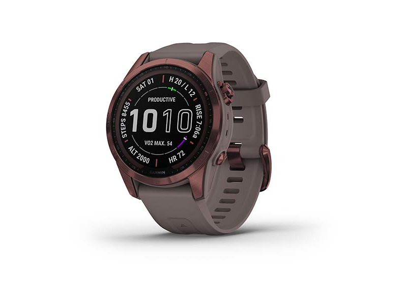 Garmin Fenix 7S Sapphire Solar Edition Mokka Titan 010-02539-29