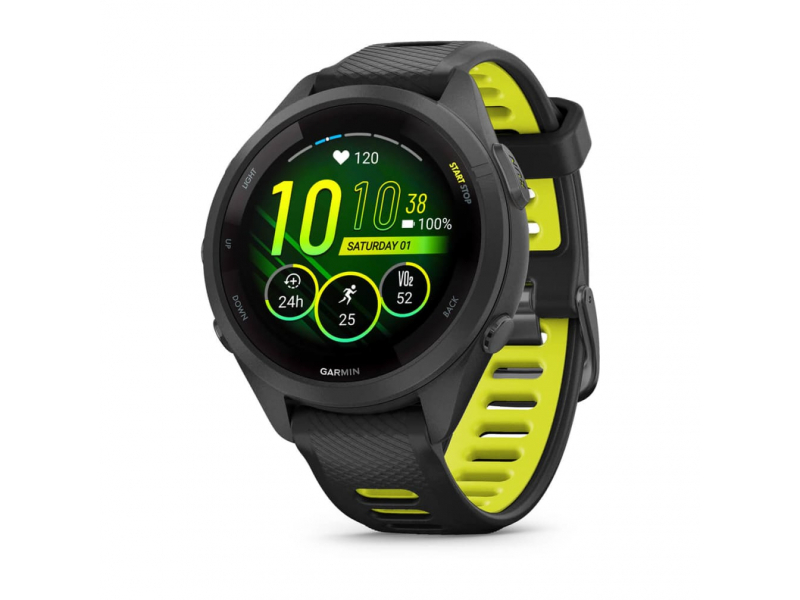 Garmin Forerunner 265S 8GB Schwarz/Zitronengelb 010-02810-13