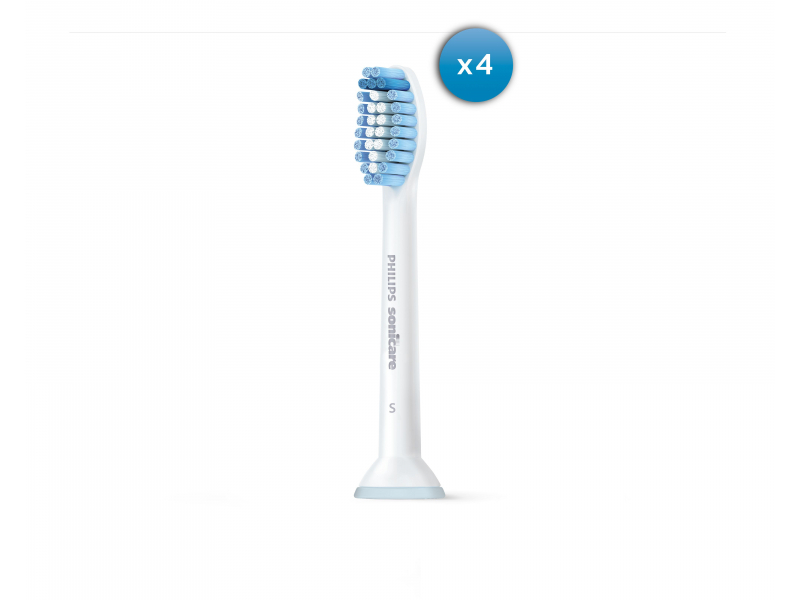 Philips Sonicare Sensitive Replacement Toothbrush Head 4er Pack HX6054/07