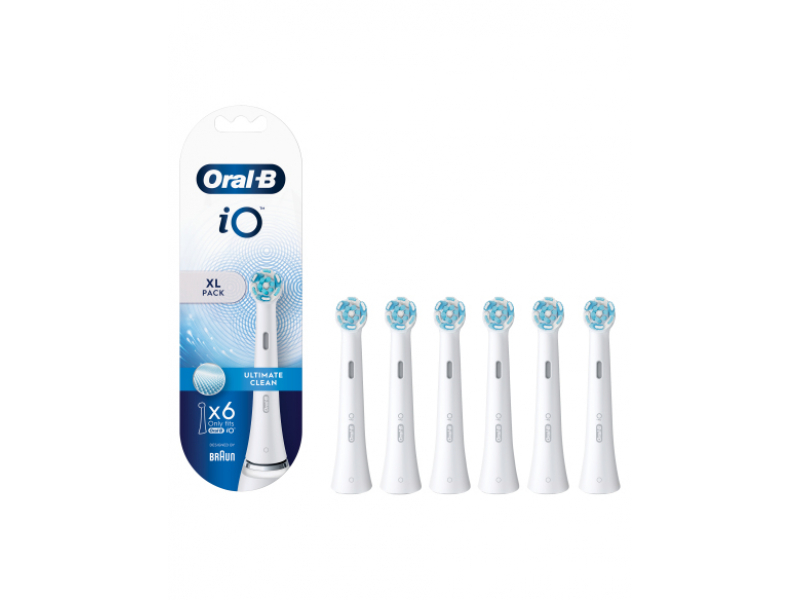 Oral-B iO Ultimative Reinigung 6er Aufsteckbürsten, white 418108