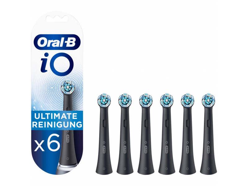 Oral-B iO Ultimative Reinigung 6er Aufsteckbürsten black 418184