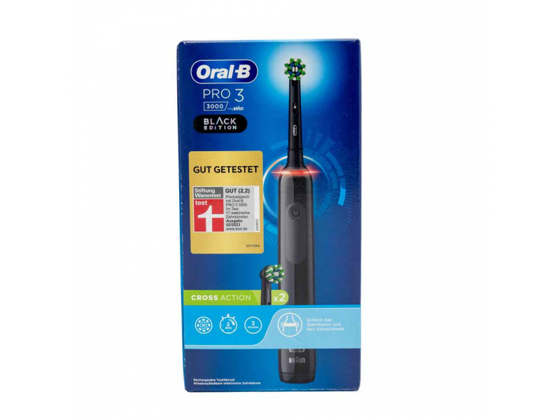 Oral-B Pro 3 3000 Cross Action Black Edition 759790