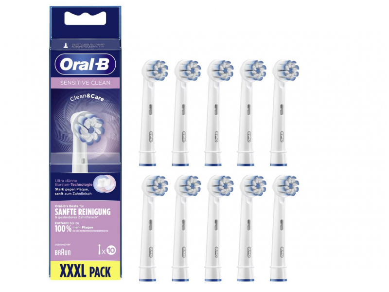 Oral-B Sensitive Clean Toothbrush heads x10 410782