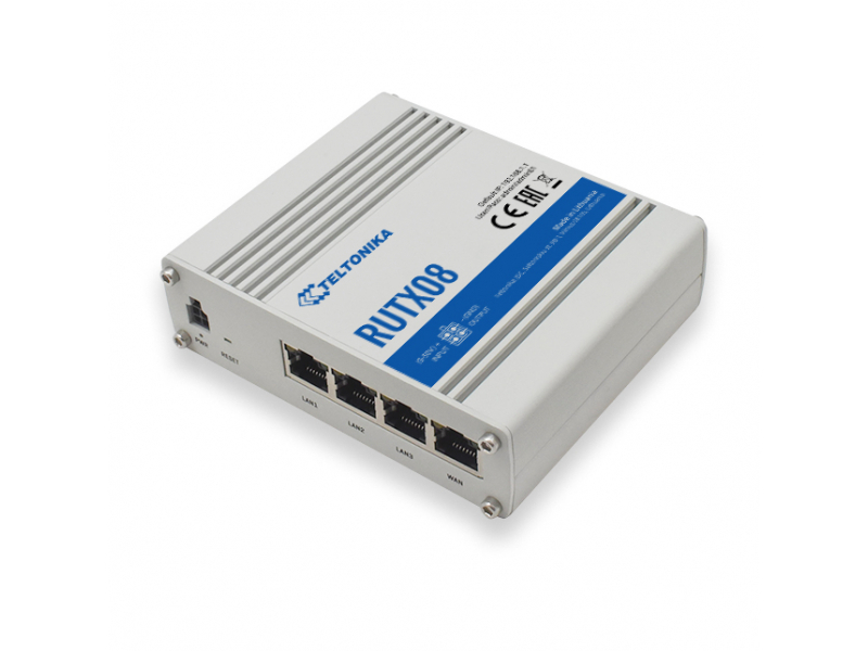 Teltonika RUTX08 - Ethernet-WAN - Gigabit Ethernet - Grau RUTX08000000