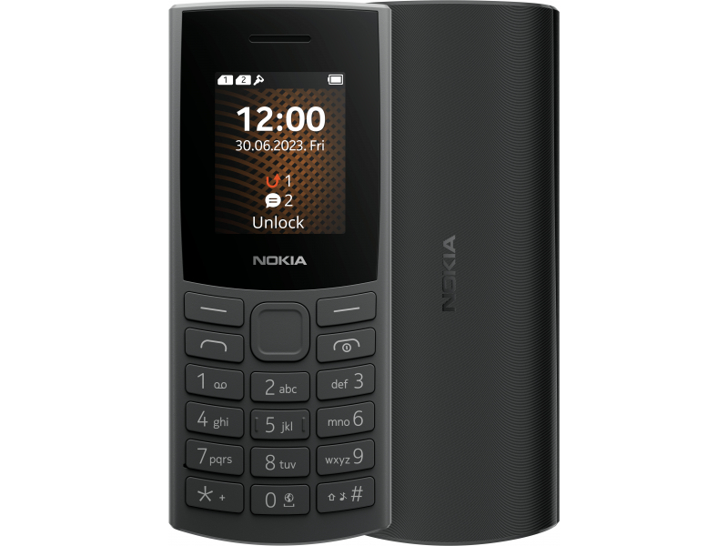 Nokia 105 4G 2023 Charcoal