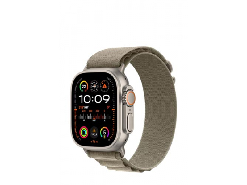 Apple Watch Ultra 2 Titanium 49mm GPS+Cell. Alpine Loop Olive M MREY3FD/A