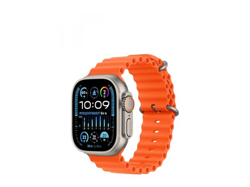 Apple Watch Ultra 2 Titanium 49mm GPS+Cellular Orange Ocean Band MREH3FD/A