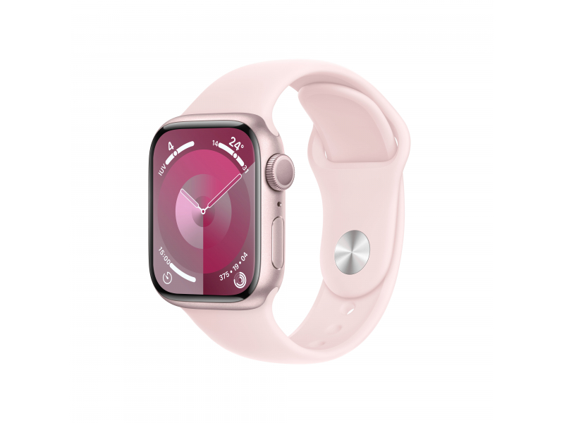 Apple Watch S9 Alu. 41mm GPS Pink Sport Band S/M MR933QF/A