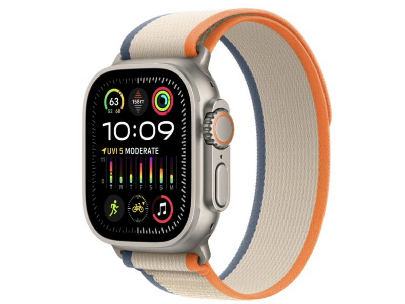 Apple Watch Ultra2 Titanium GPS+Cell. 49mm Loop orange/beige S/M MRF13FD/A