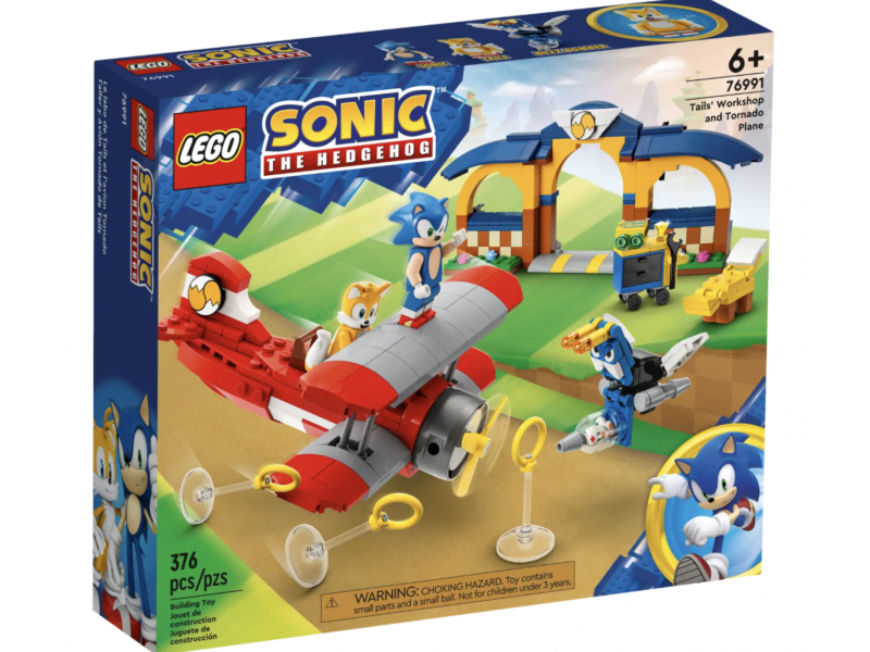 LEGO Sonic the Hedgehog - Tails Tornadoflieger mit Werkstatt (76991)