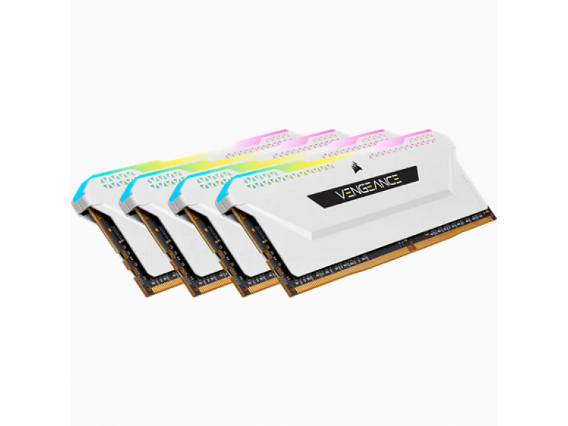 Corsair Vengeance DDR4 64GB (4x16GB) 3200MHz DIMM Weiß CMH64GX4M4E3200C16W