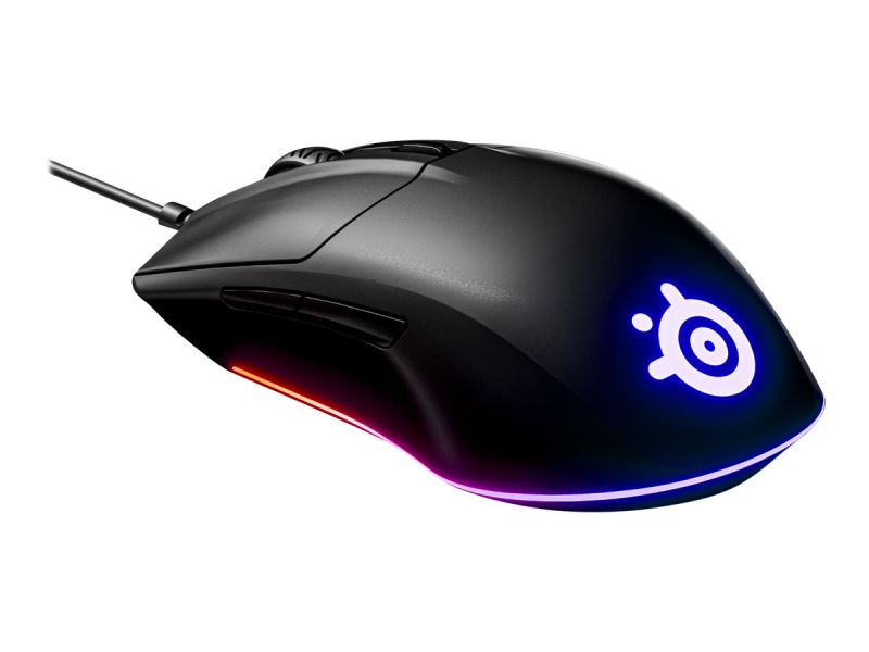 SteelSeries Rival 3 Gaming Maus Schwarz 62513