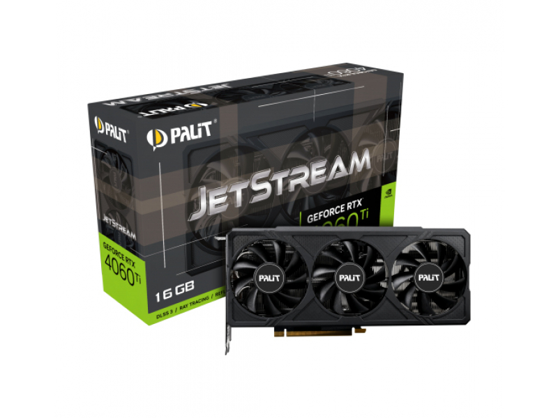 Palit NVIDIA JetStream RTX 4060 16GB GDDR6 NE6406T019T1-1061J