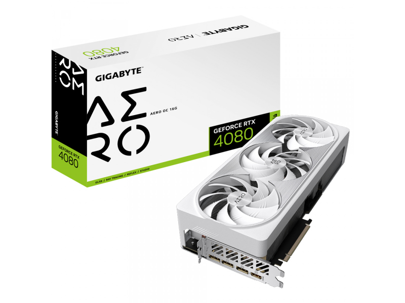 Gigabyte NVIDIA GeForce RTX 4080 16GB AERO OC GV-N4080AERO OC-16GD