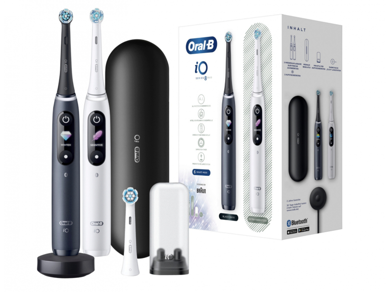 Oral-B iO Series 8 Duo Elektrische Zahnbürste S8421020