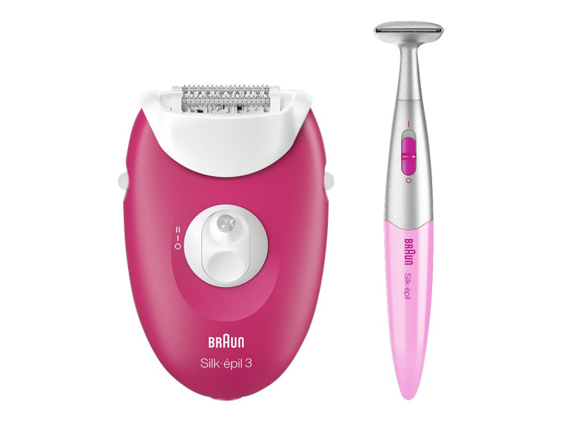 Braun Silk Epil 3 Epilator & Trimmer Pink/White 81711457