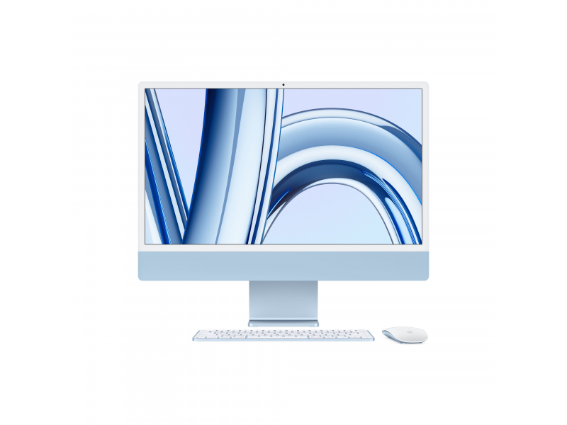 Apple iMac 24 M3 8Core CPU 8Core GPU 256GB SSD Deutsch - Blue MQRC3D/A