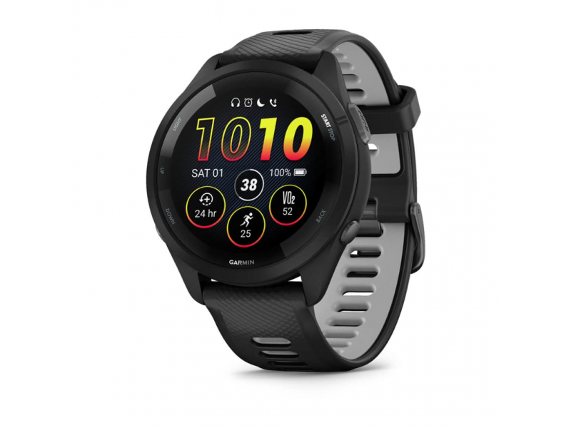 Garmin Forerunner 265 46mm GPS Schwarz/Hellgrau 010-02810-10