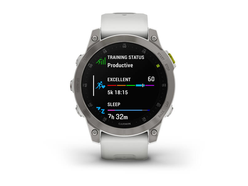 Garmin Epix 2. Gen Sapphire Edition Schneeweiss/Titanium Titan 010-02582-21