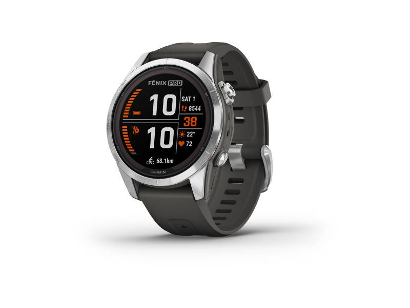 Garmin Fenix 7S Pro Solar 42mm Graphit/Edelstahl 010-02776-01