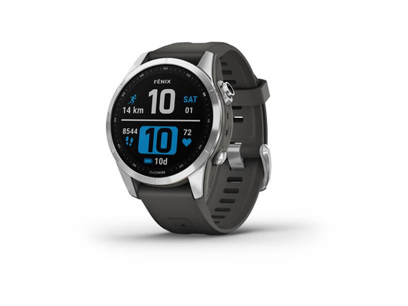 Garmin fenix 7S Standard Edition 42mm GPS Graphit/Silber 010-02539-01