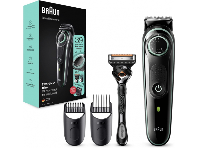 BRAUN Beard Trimmer BT3341 schwarz