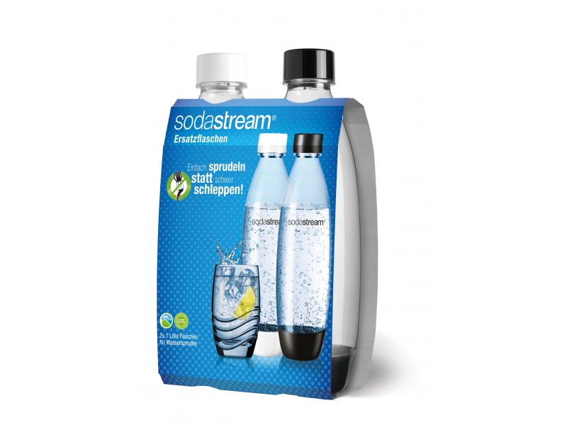 SodaStream PET-Flasche Fuse Duopack White/Black 1741200490