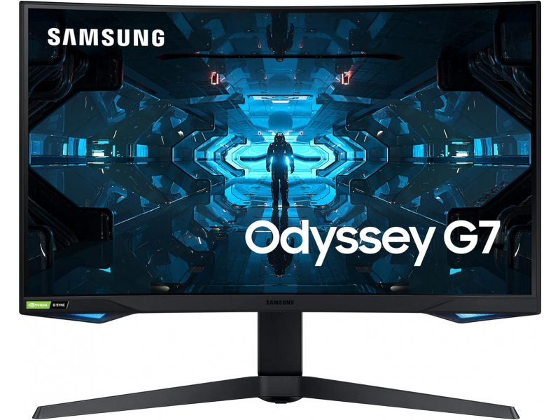 Samsung 27 QLED curved Gaming-Monitor Odyssey G7 (LC27G75TQSPXEN)