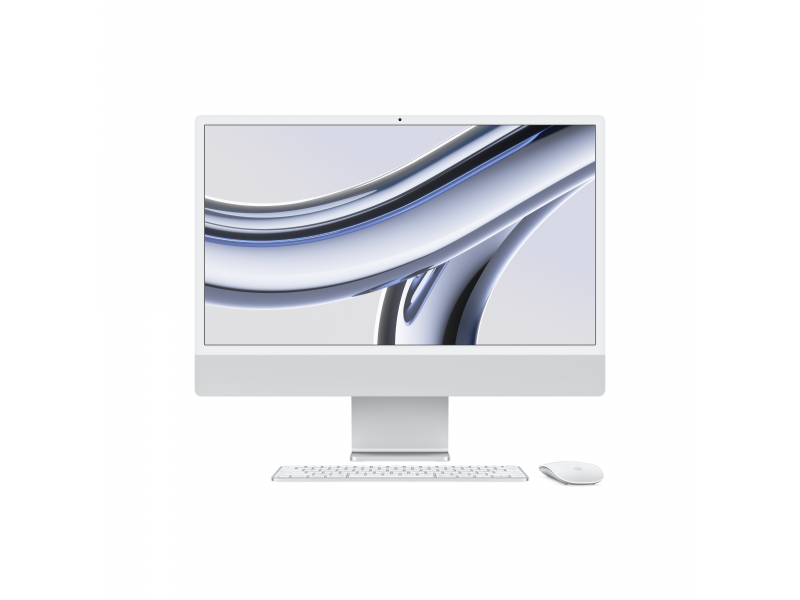 Apple iMac 24 4.5K M3 8-Core CPU 10-Core GPU 256GB (2023) Silver MQRJ3D/A