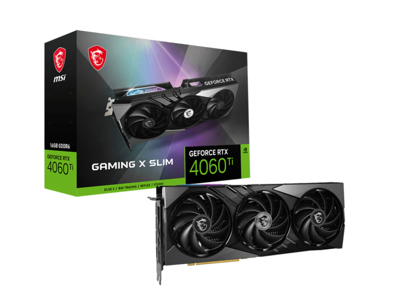 MSI GeForce RTX 4060 Ti Gaming X Slim 16GB V517-002R