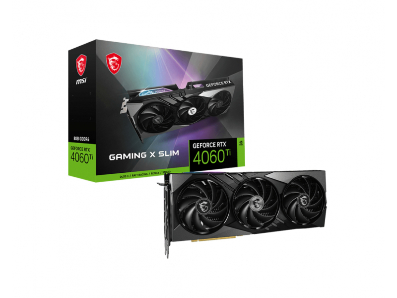 MSI GeForce RTX 4060 Ti Gaming X Slim 8GB GDDR6 1xHDMI 3xDP V515-059R