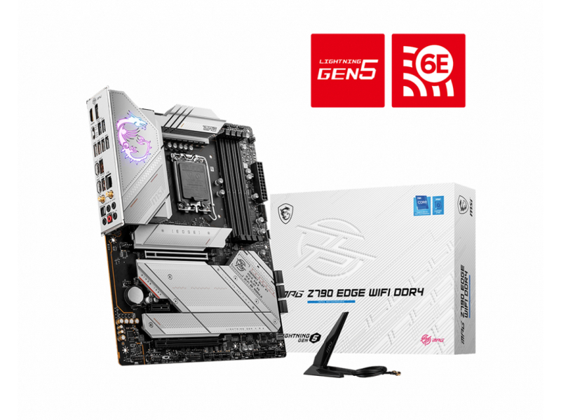 MSI MPG Z790 Edge Wi-Fi DDR4 Intel Mainboard ATX 7D91-001R