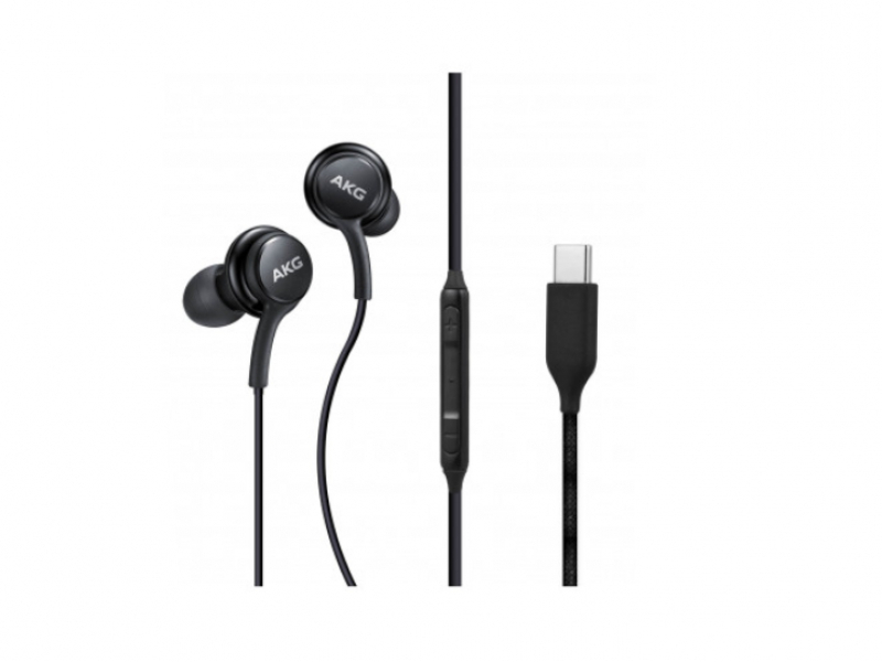 Samsung Ohrhörer Headset mit Mikrofon Type-C (Schwarz) EO-IC100BBEGEU