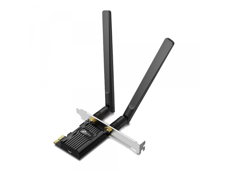 TP-LINK AX1800 Wi-Fi 6 Bluetooth 5.2 PCIe Adapter Black ARCHER TX20E