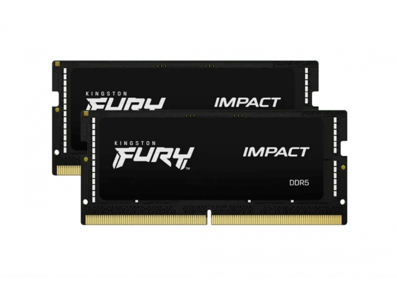 Kingston Fury Impact 32GB(2x16GB) DDR5 6000MT/s Black XMP KF560S38IBK2-32