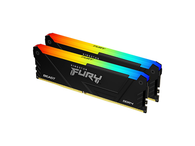 Kingston Fury 32GB(2x16GB) DDR4 3600MT/s CL18 RGB Black KF436C18BB2AK2/32