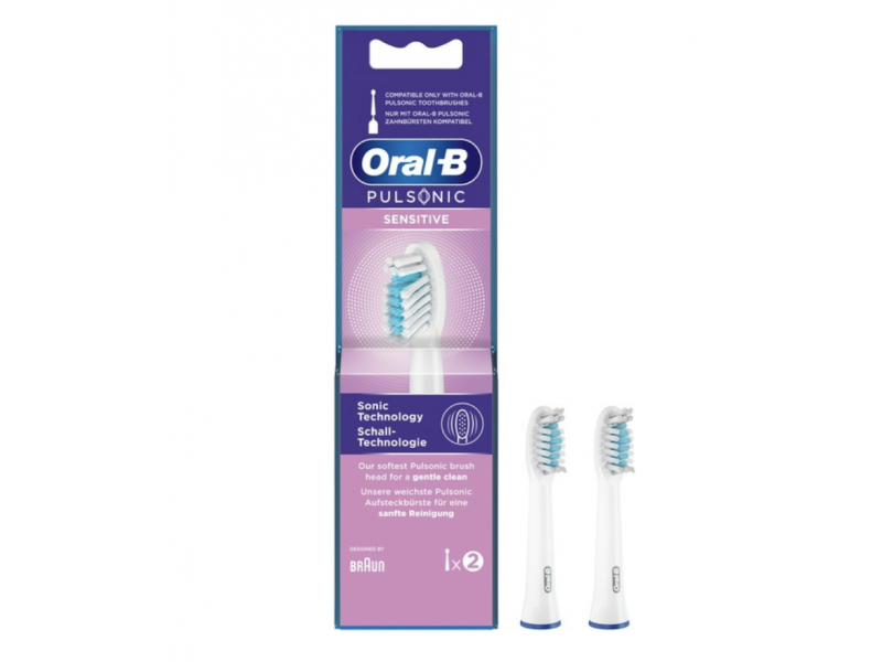 Oral-B Pulsonic Sensitive 2er Aufsteckbürste Weiß 299103