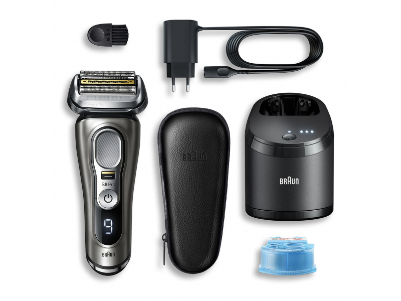 Braun Series 9 Pro 9485cc System Wet & Dry Schwarz/Silber 050142