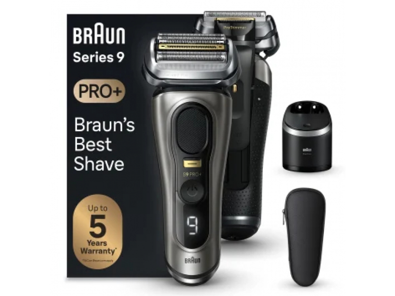 Braun Rasierer Series 9 Pro+ 9565cc System Wet & Dry Noble Metal 218221